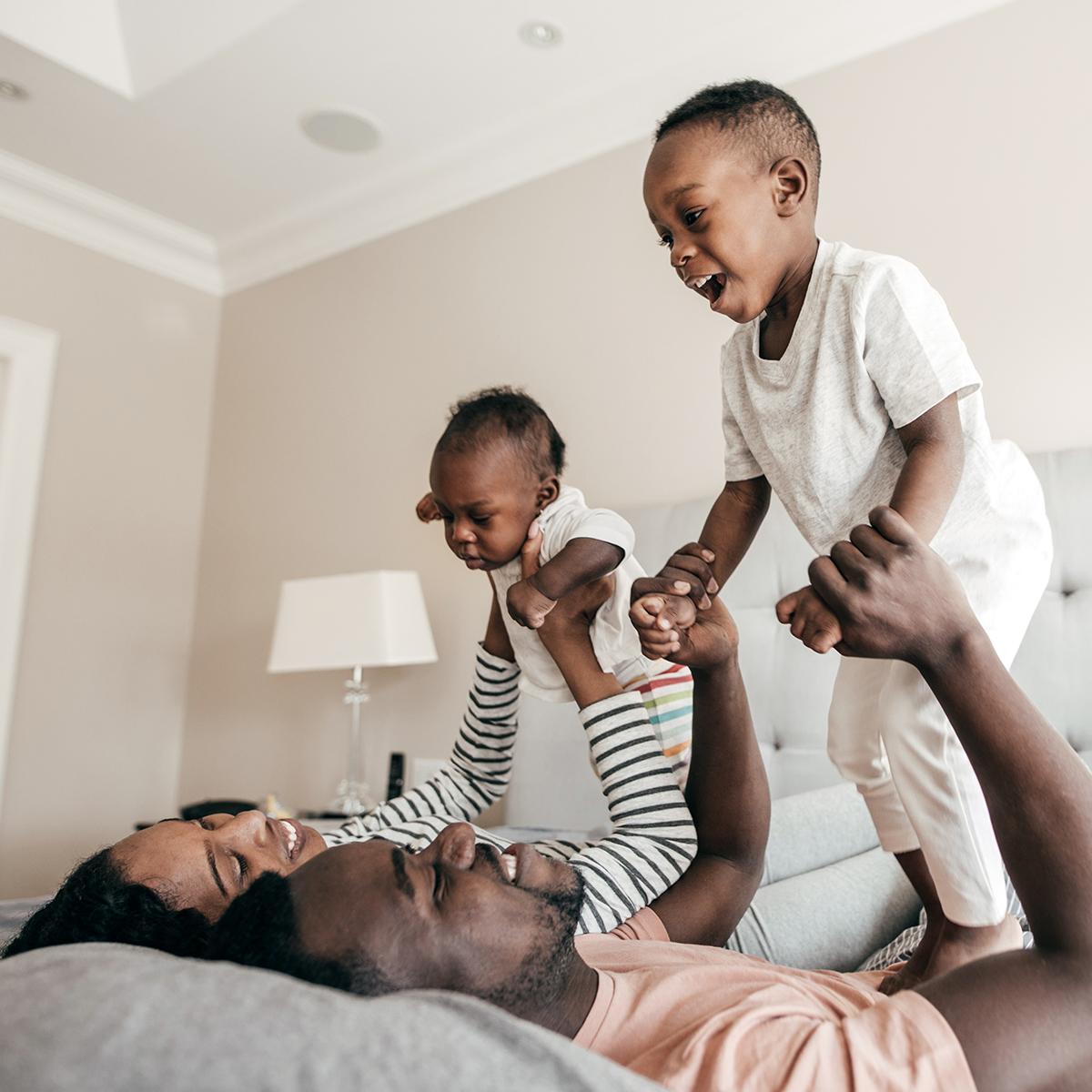 Family of four.