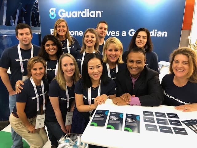 Guardian at the grace hopper conference.