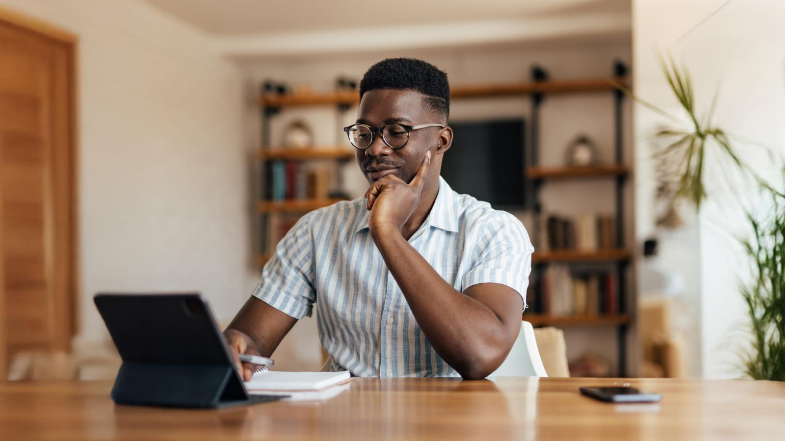 Businessman having a conversation with his coworkers